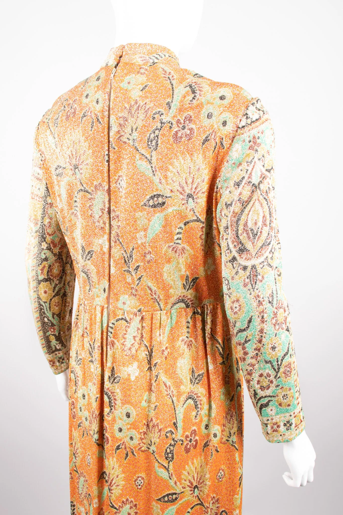 Floral Lurex Dress
