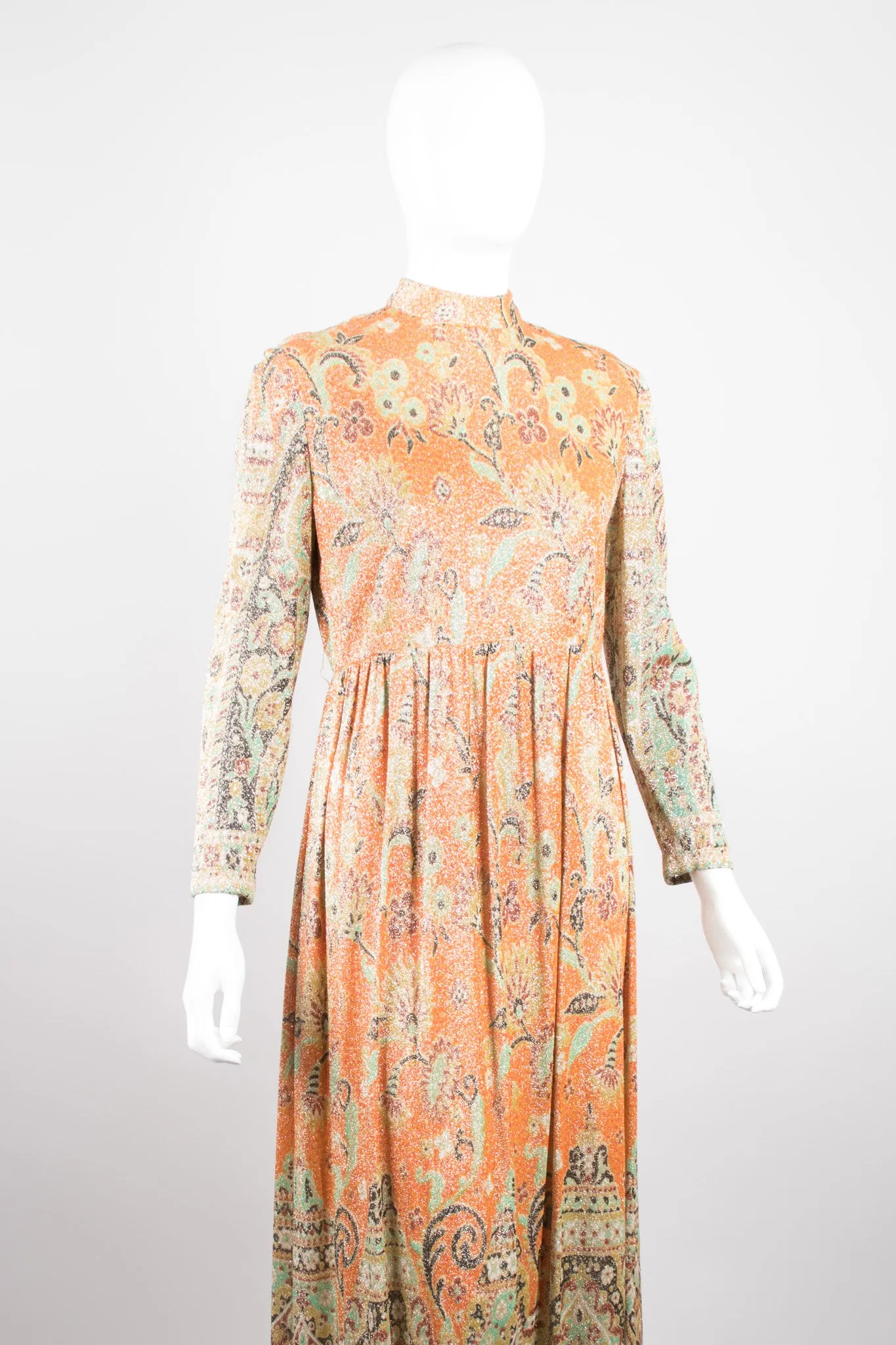 Floral Lurex Dress