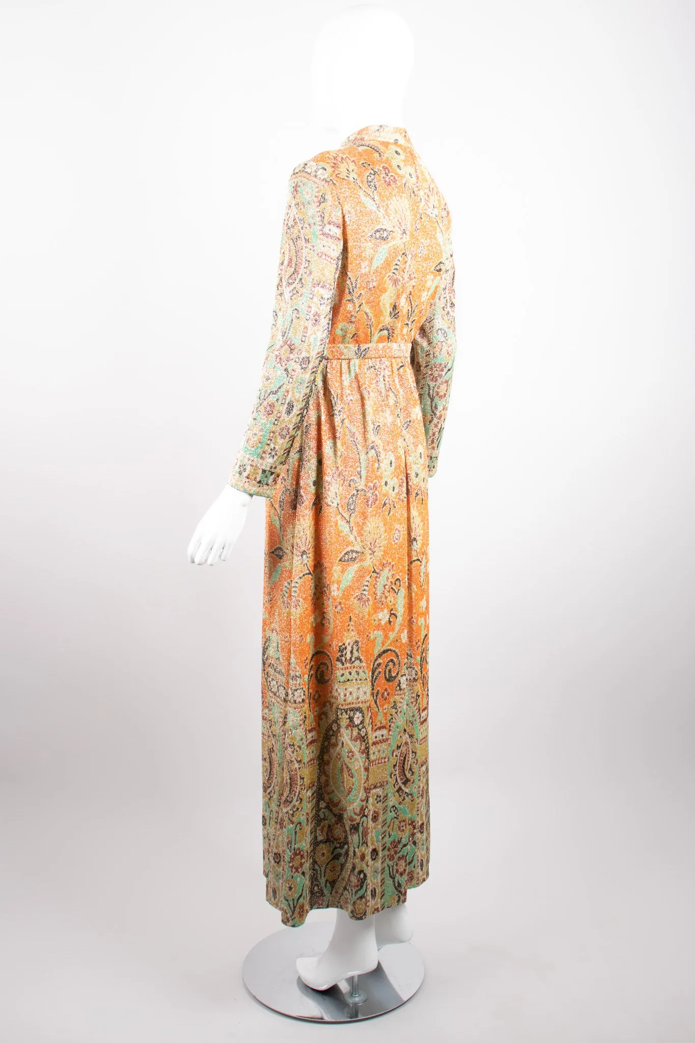 Floral Lurex Dress