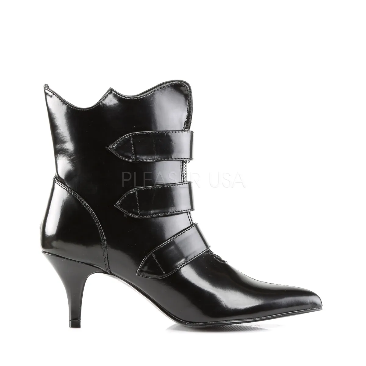 FURY-06  Black Nappa Vegan Leather
