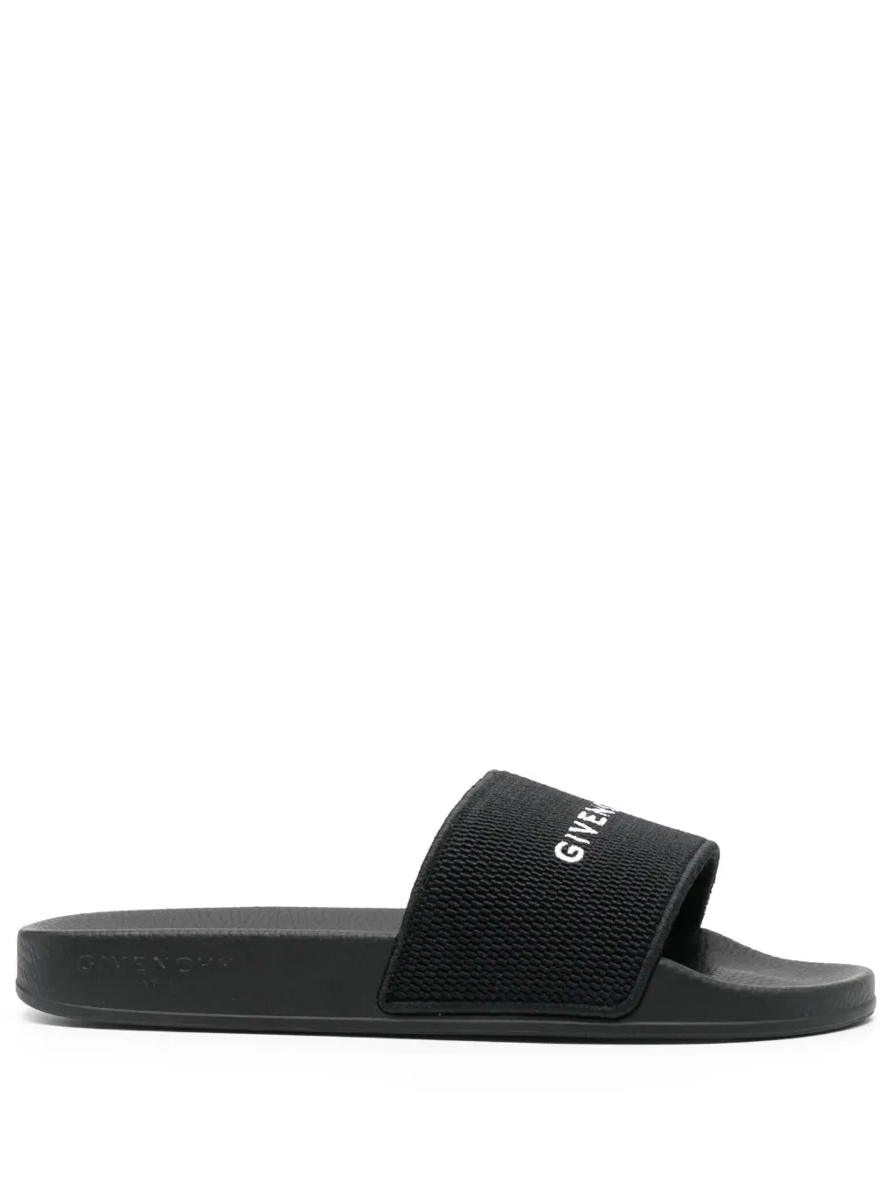 Givenchy logo-embroidered slides