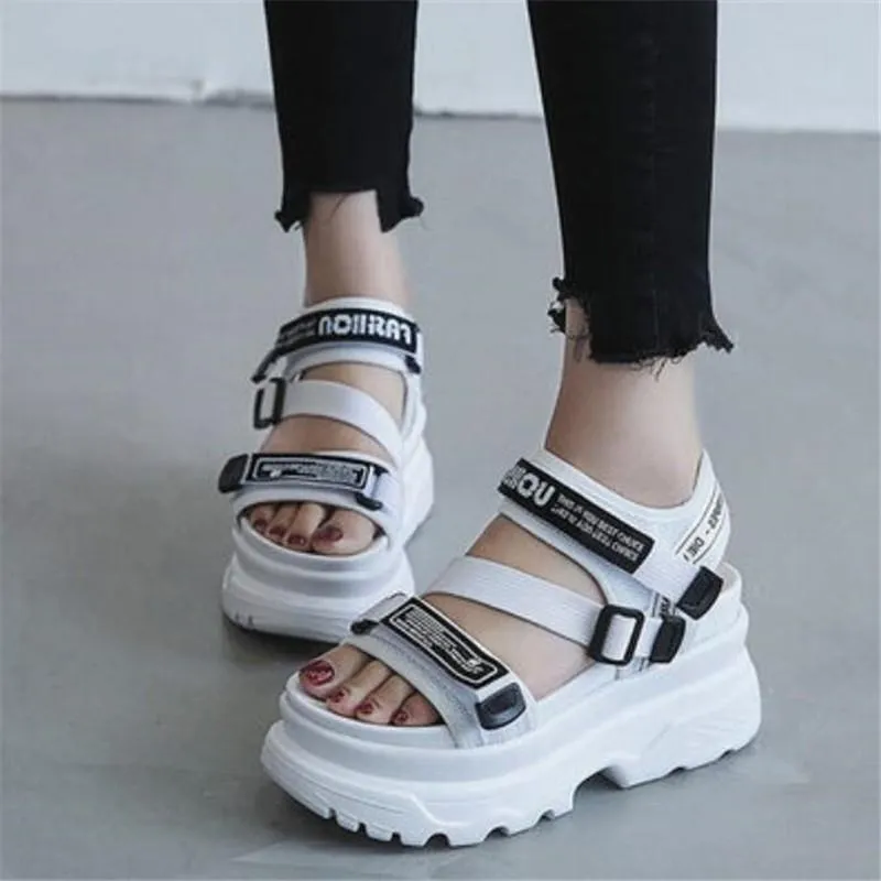 Gladiator Platform Women's Sandals  Fashion Women Chunky Beach Sandal