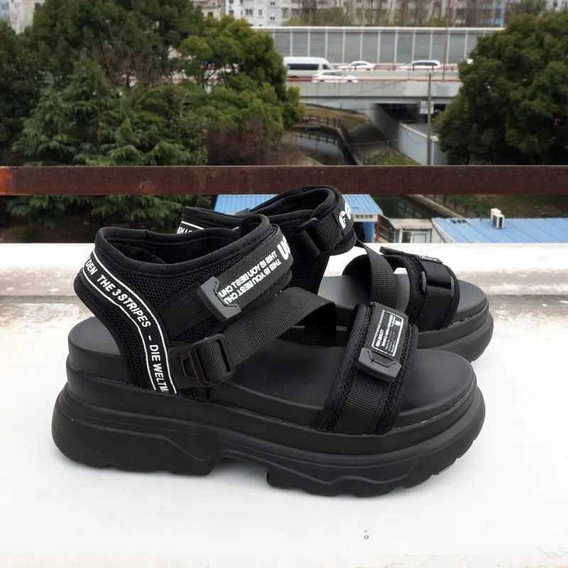 Gladiator Platform Women's Sandals  Fashion Women Chunky Beach Sandal
