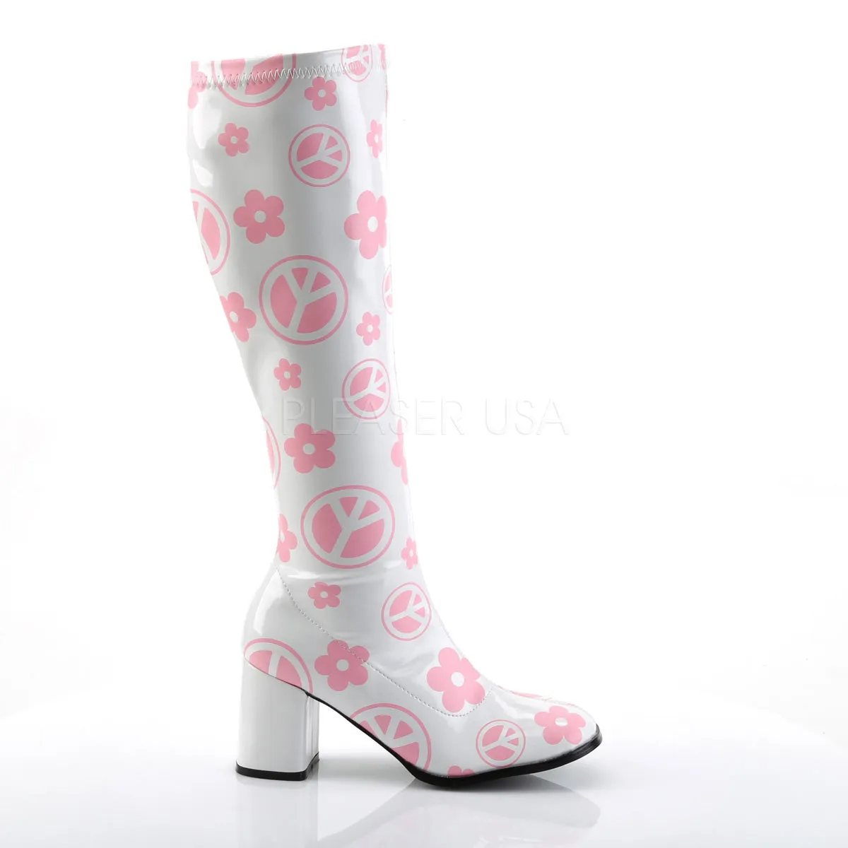 GOGO-300FL  White Str Patent