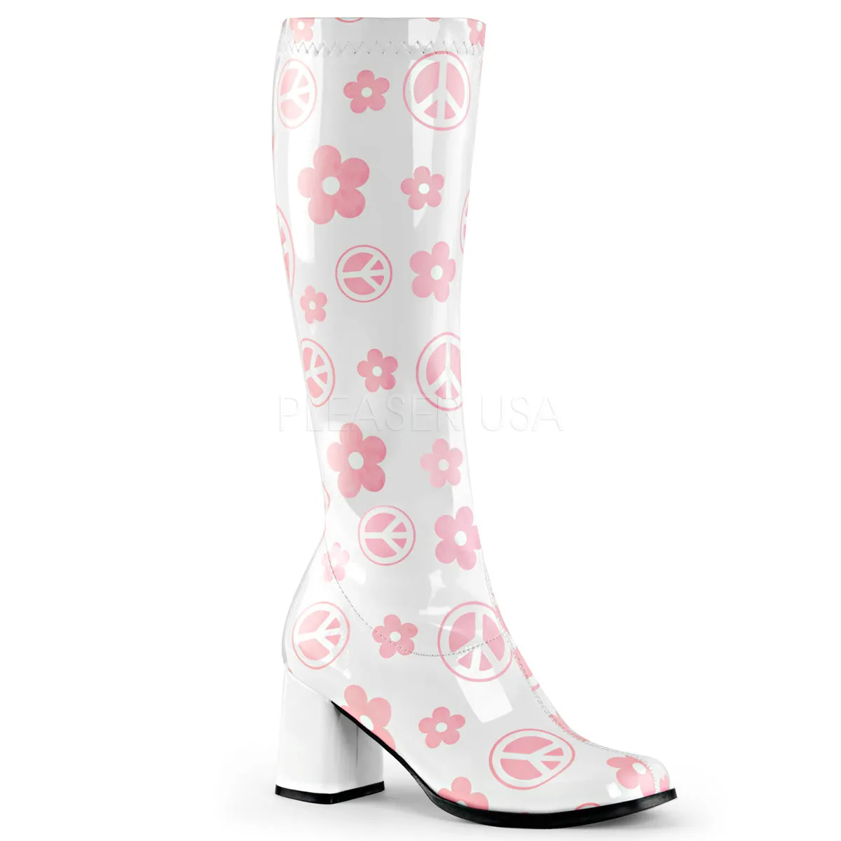GOGO-300FL  White Str Patent