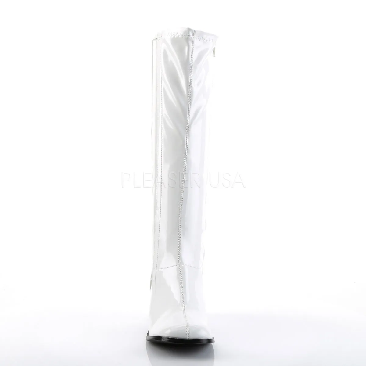 GOGO-303  White Str Patent-Clear Tpu