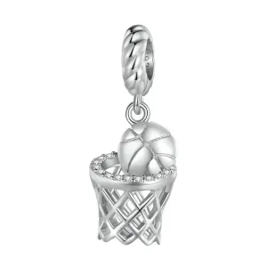 Gorgeous Basketball Charm with Diamond