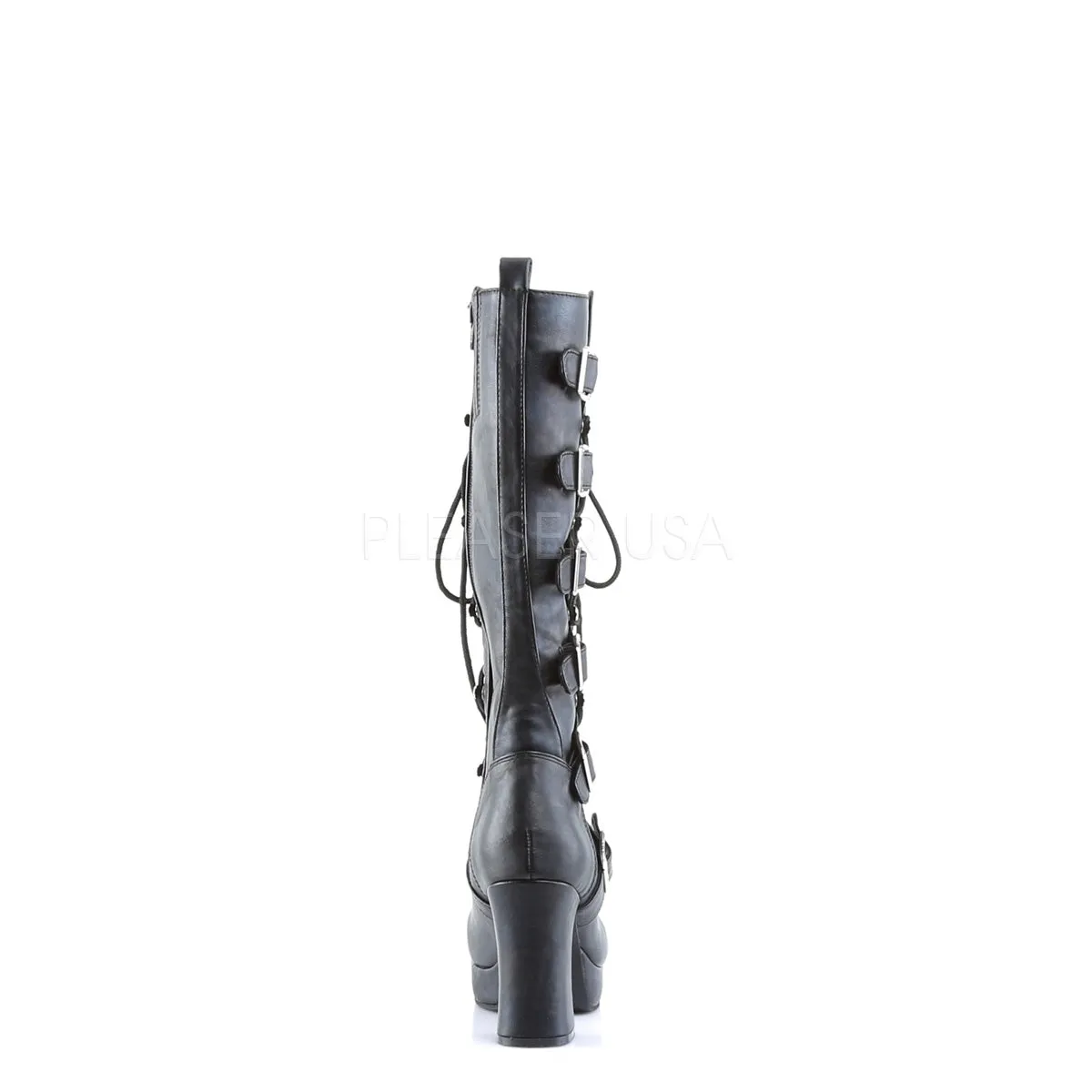 GOTHIKA-200  Black Vegan Leather