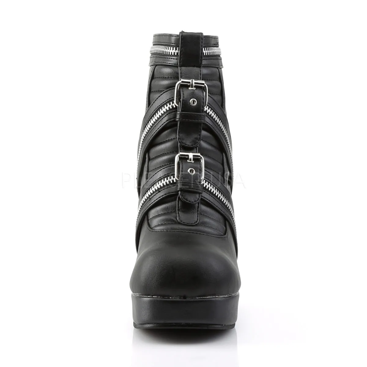 GOTHIKA-50  Black Vegan Leather
