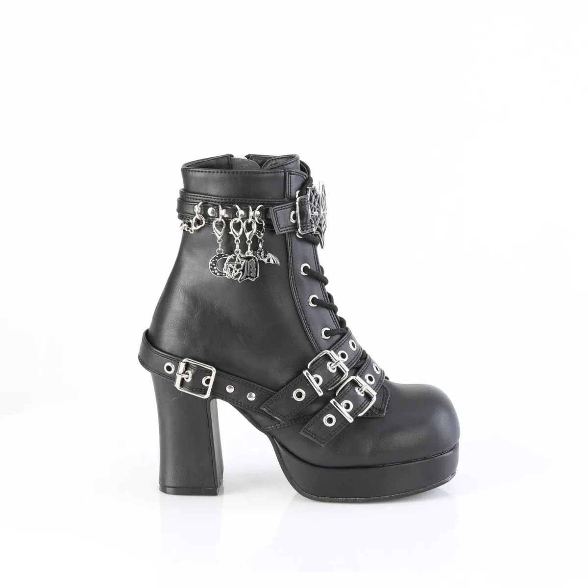 GOTHIKA-66  Black Vegan Leather