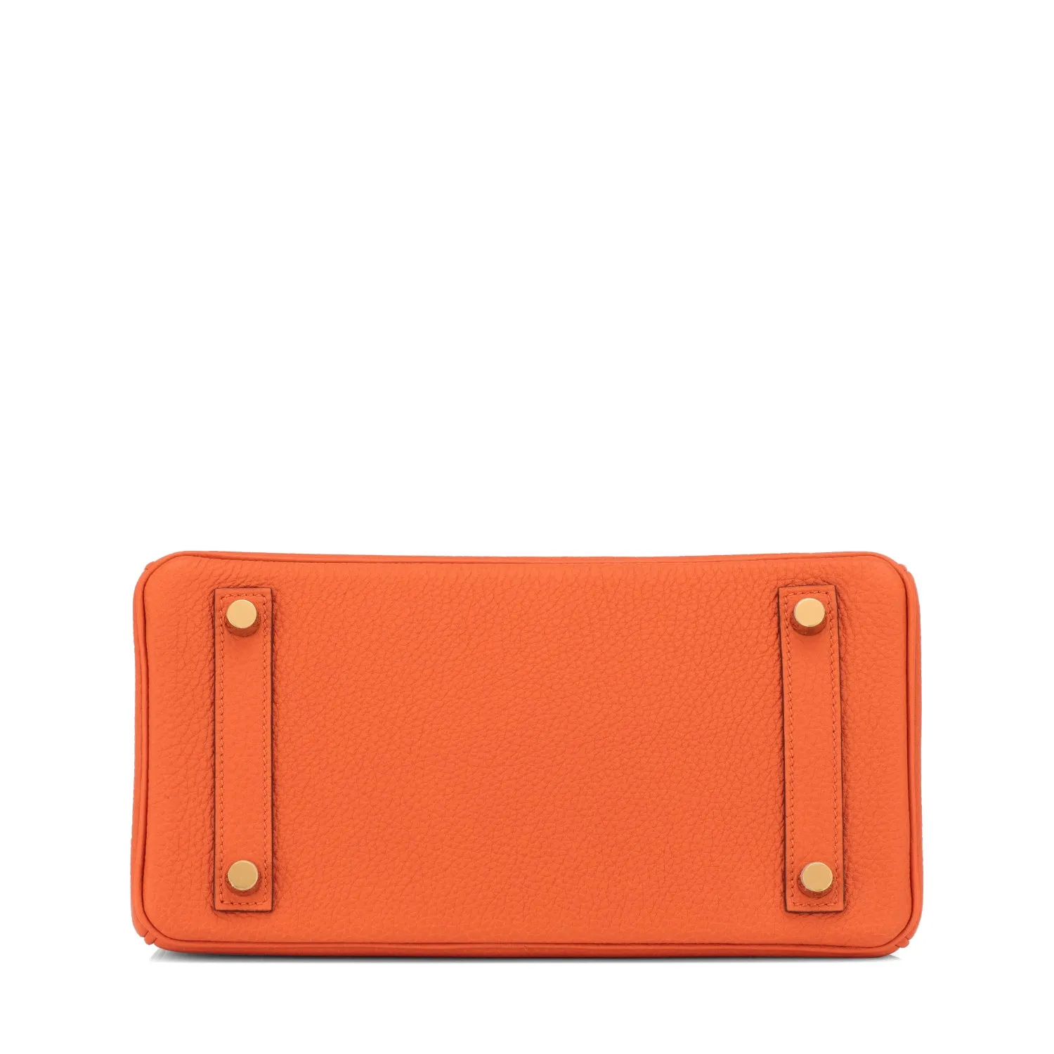 Hermes Orange Birkin 25cm Togo Gold Hardware