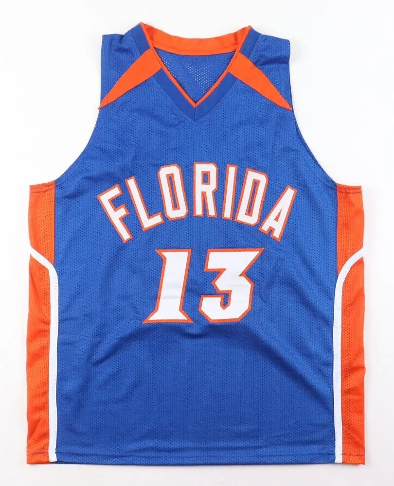 Joakim Noah Signed Florida Gators Jersey (Schwartz COA) 2xNCAA Basketball Champ