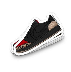 Jordan 1 Low "Solefly" Sneaker Sticker
