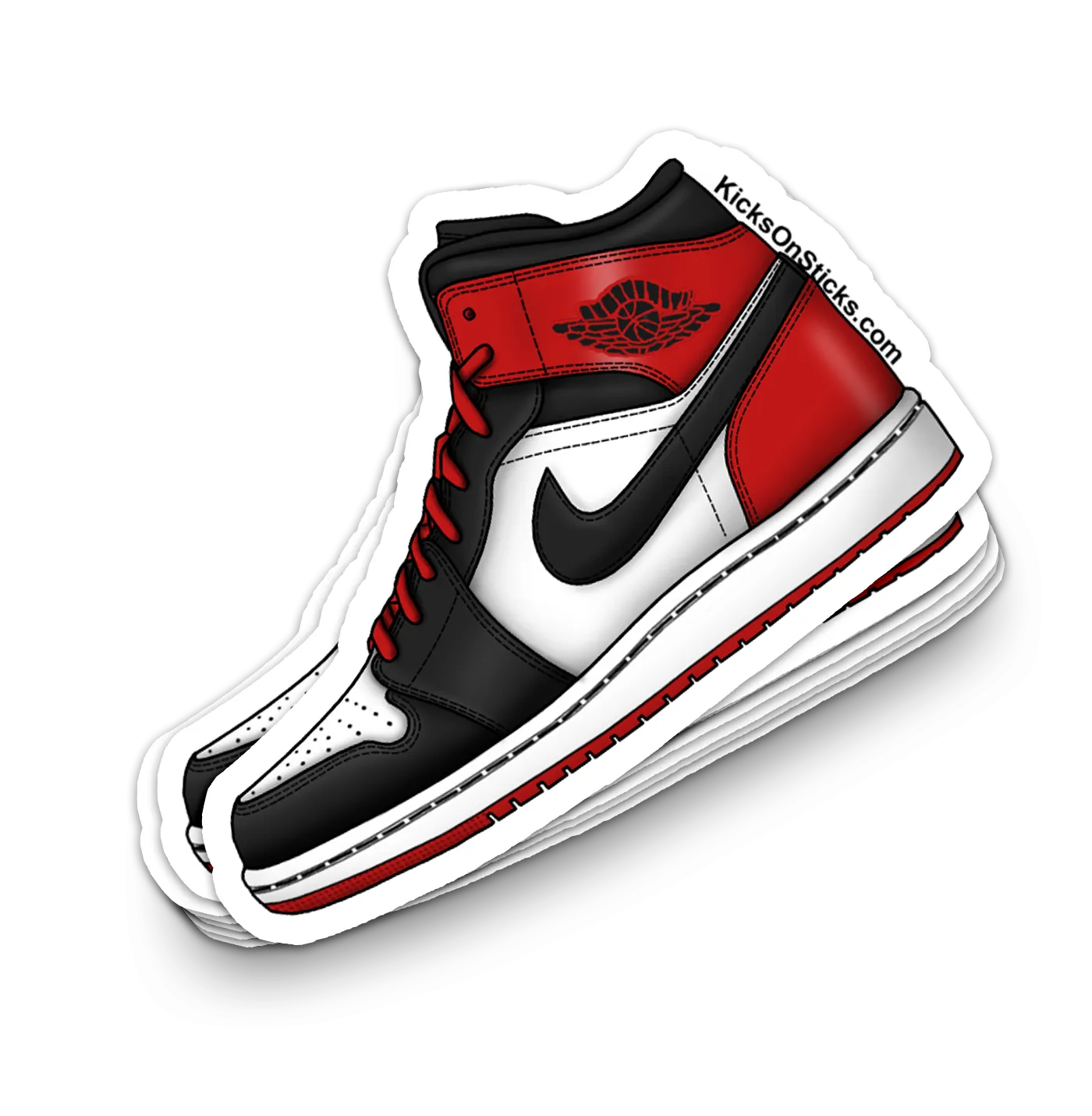Jordan 1 Mid "Old Love" Sneaker Sticker