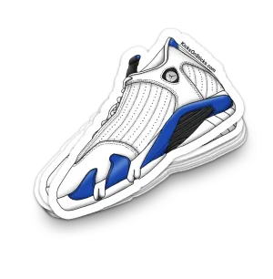 Jordan 14 "Hyper Royal" Sneaker Sticker