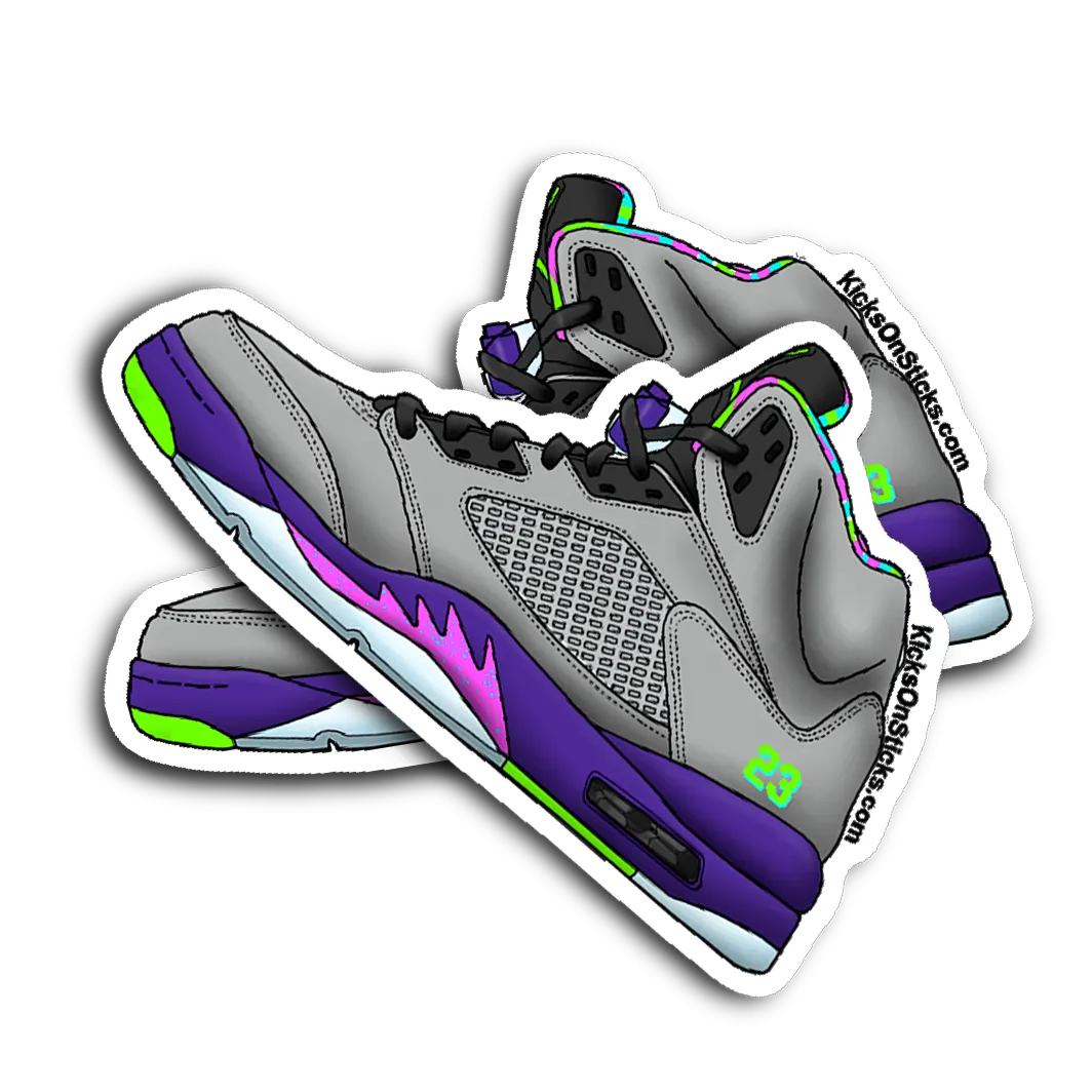 Jordan 5 "Bel-Air" Sneaker Sticker