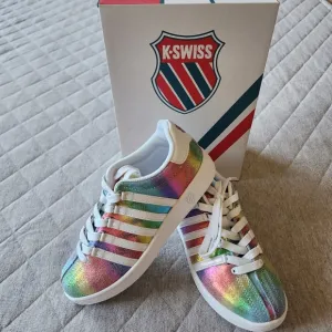 K Swiss Girls Rainbow Classic VN Sneakers Size 2.5 New