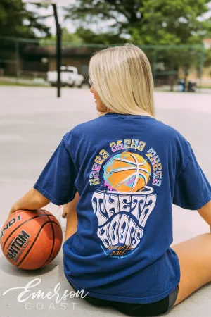 Kappa Alpha Theta Philanthropy Theta Hoops Tee