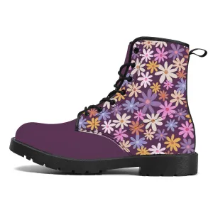 Kasumi Mist Purple Vegan Leather Boots