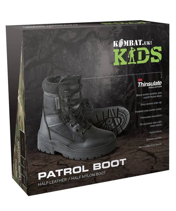 Kombat UK Kids Cadet Patrol Boots