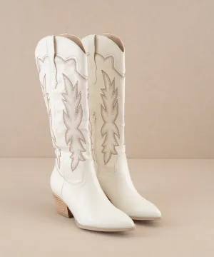 Lacey Boots - White