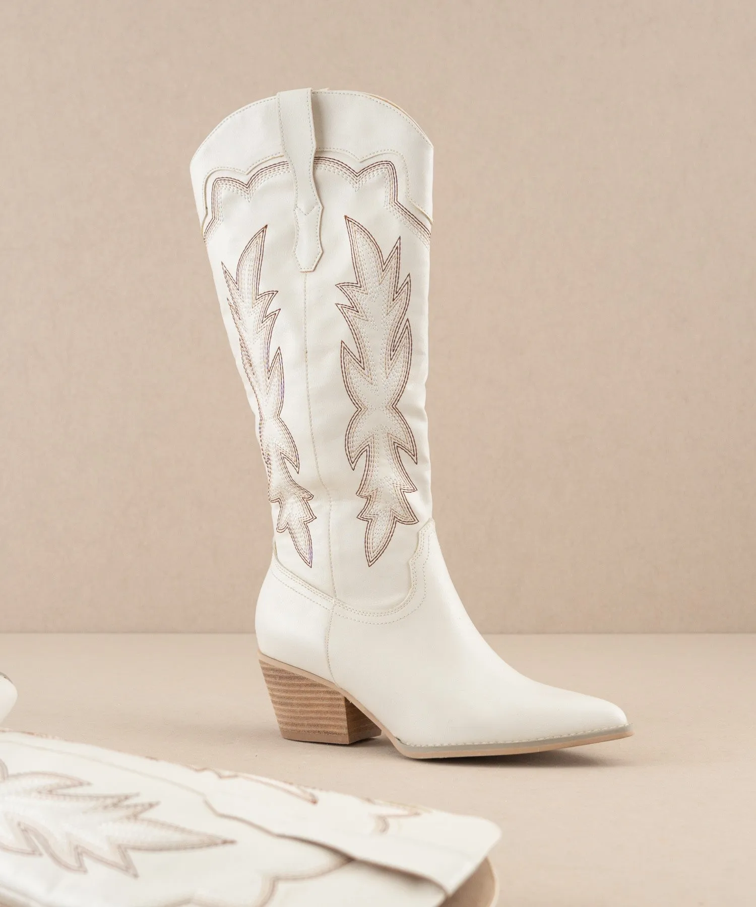 Lacey Boots - White