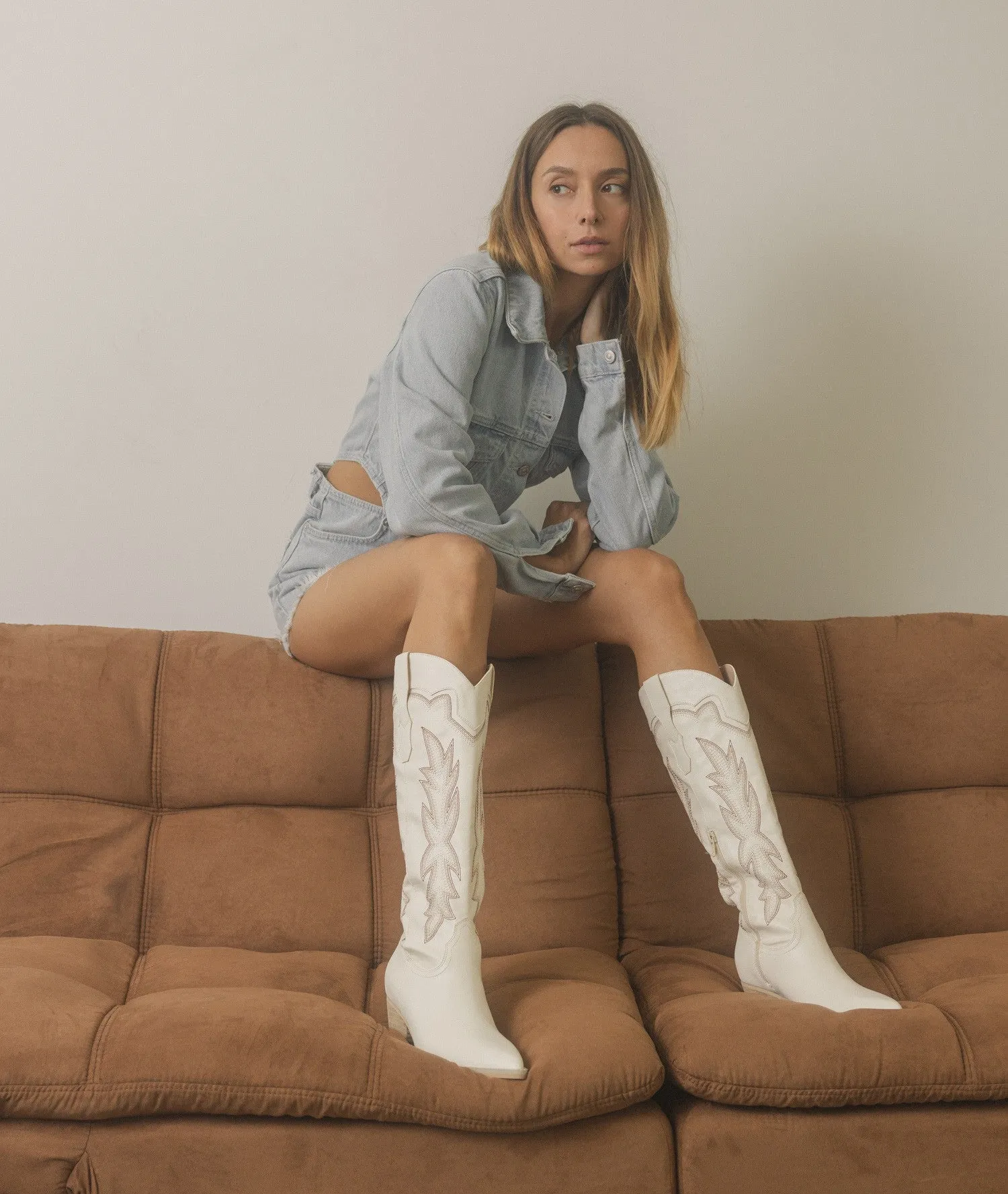 Lacey Boots - White