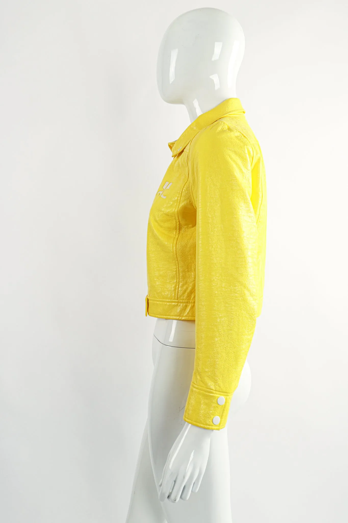 Lemon Patent Jacket