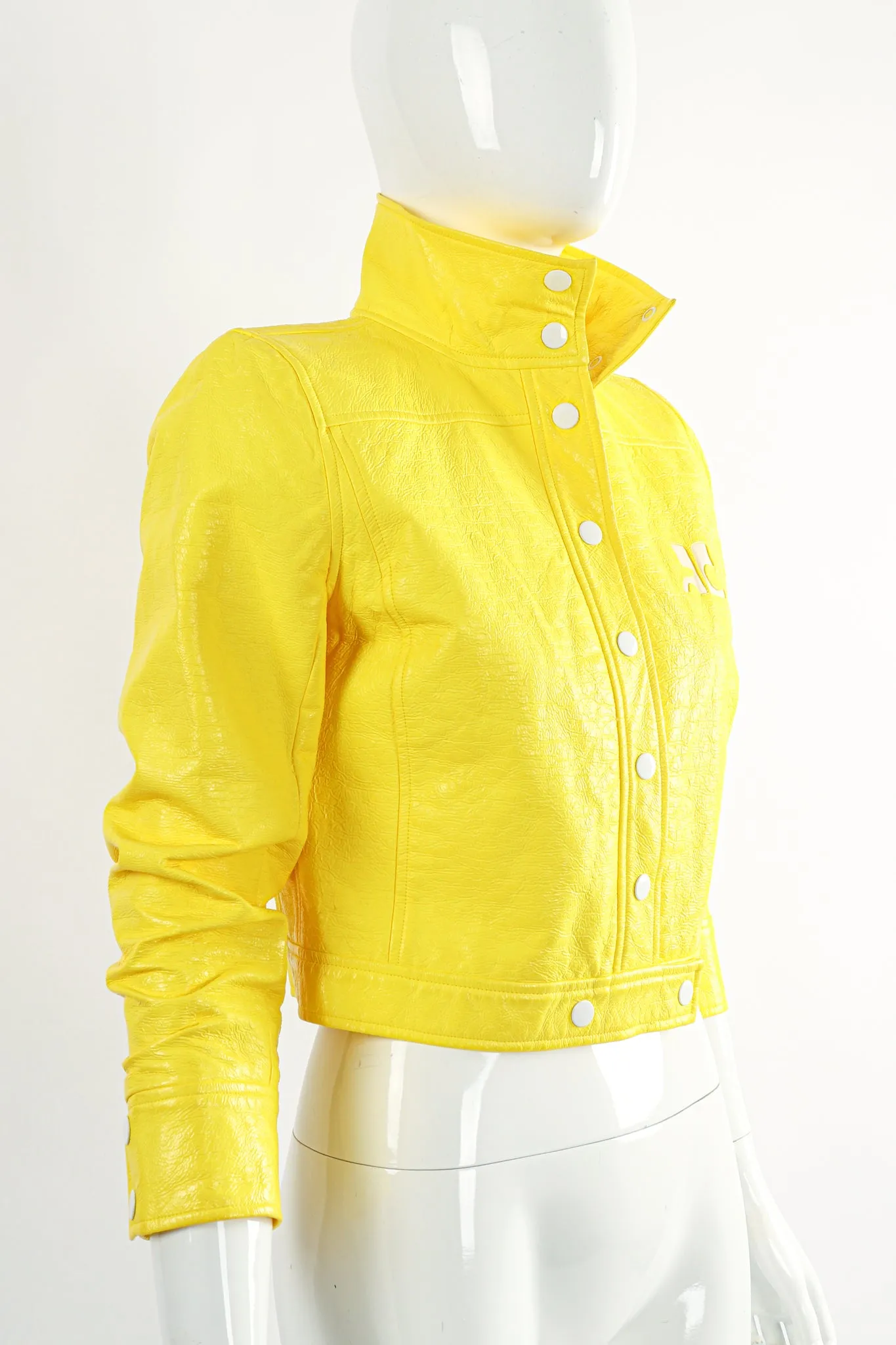 Lemon Patent Jacket