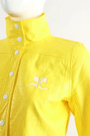 Lemon Patent Jacket
