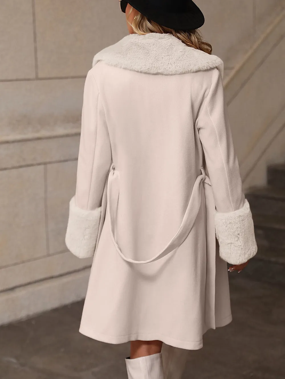 MASOM - Vegan Wool Belted Coat