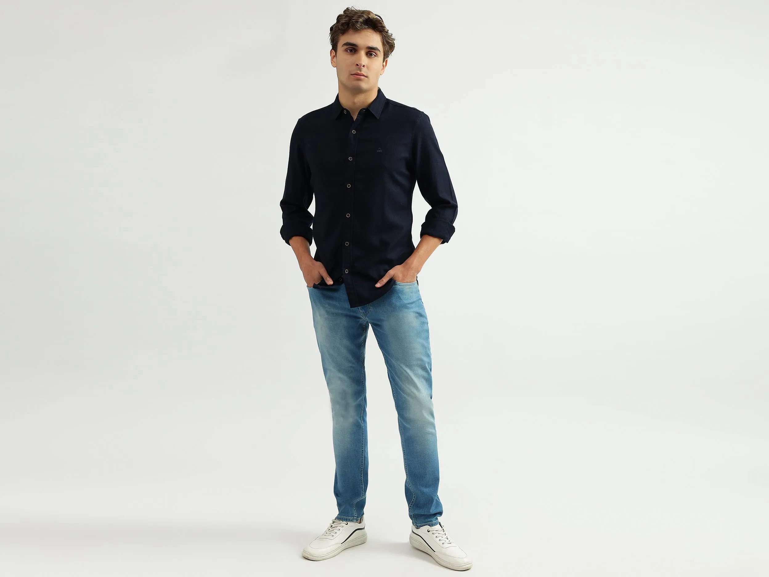 Men Solid Skinny Fit Jeans