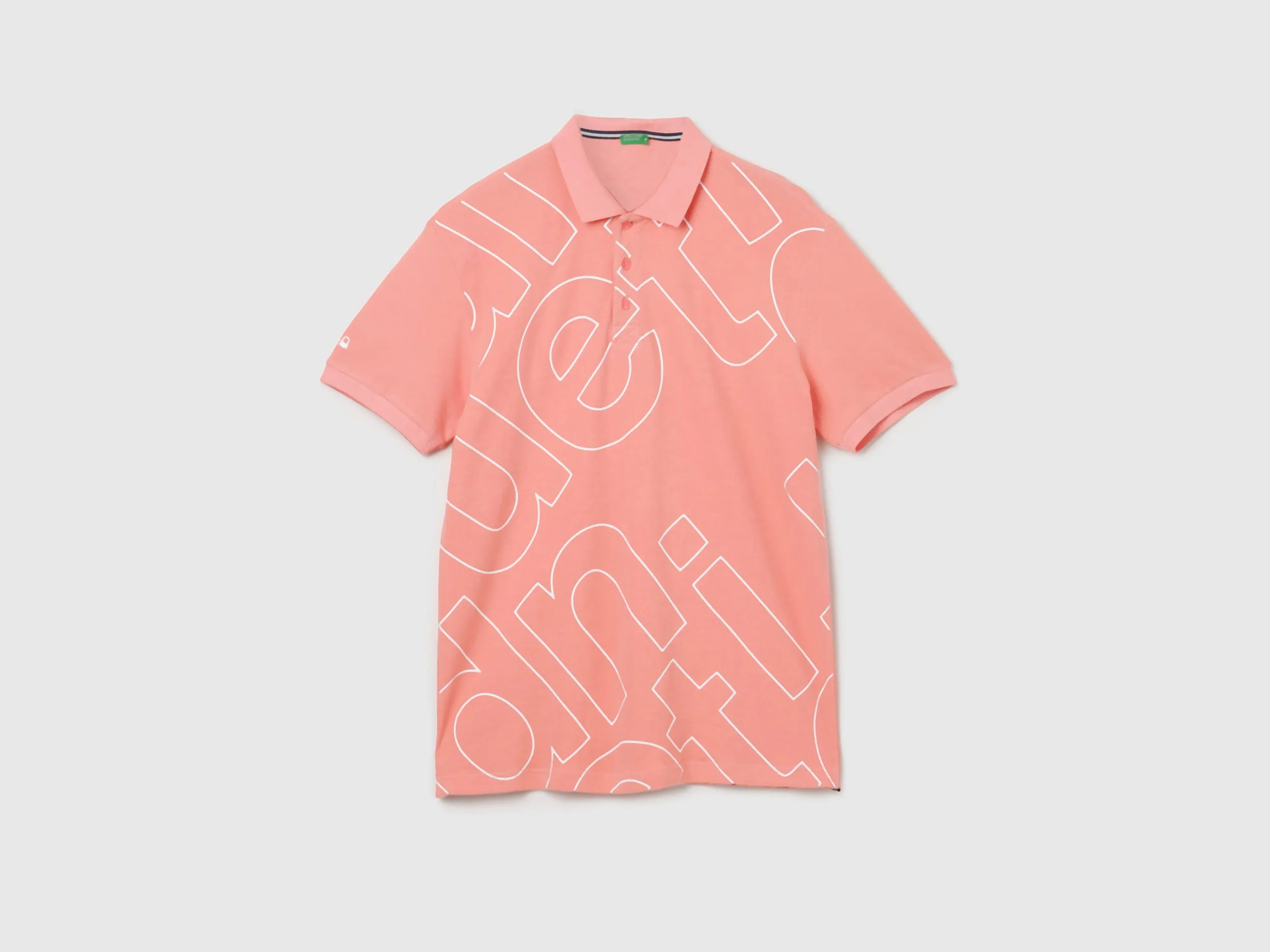 Mens Short Sleeve Printed Polo T-Shirt