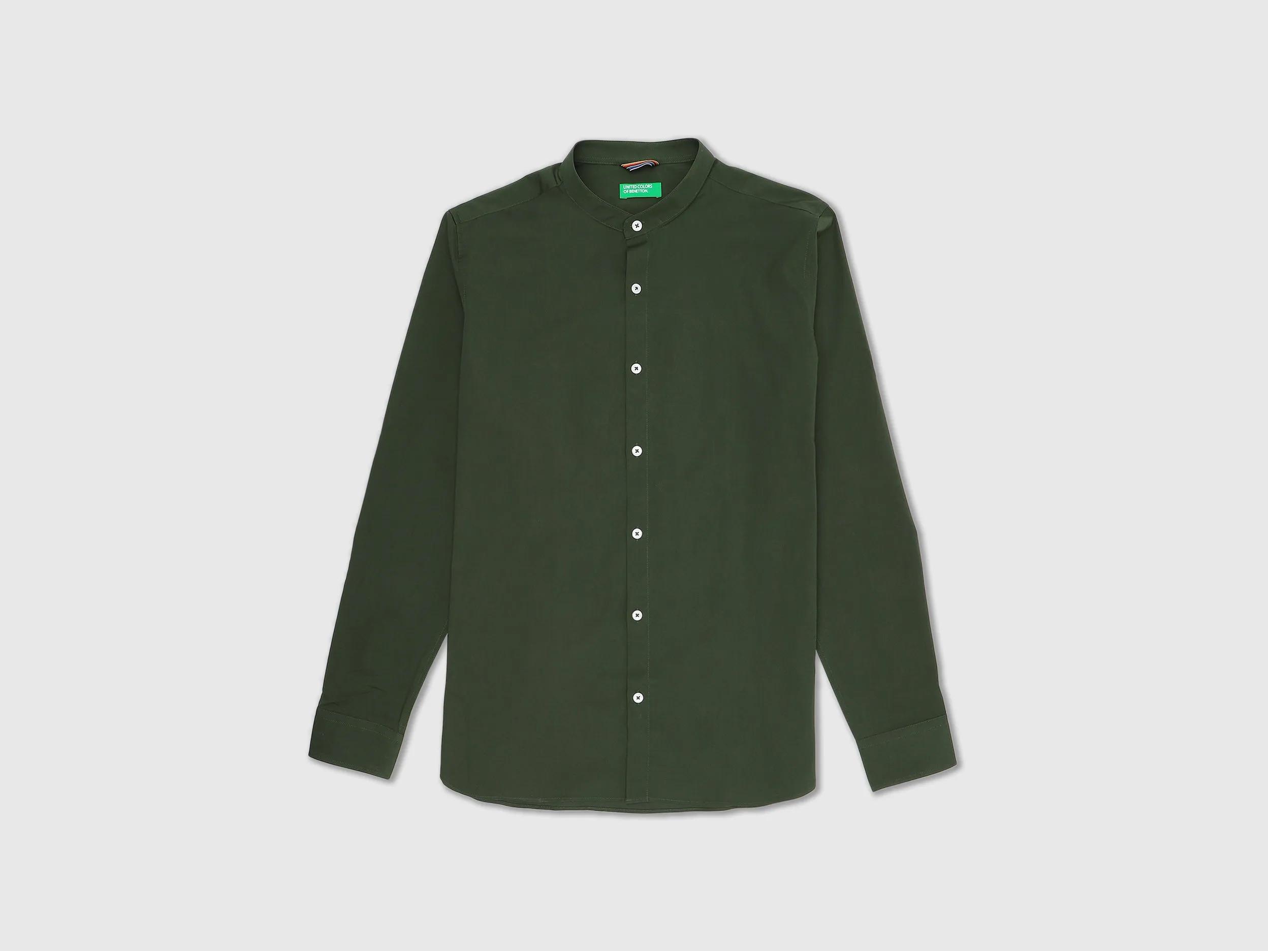 Mens Slim Fit Solid Shirt