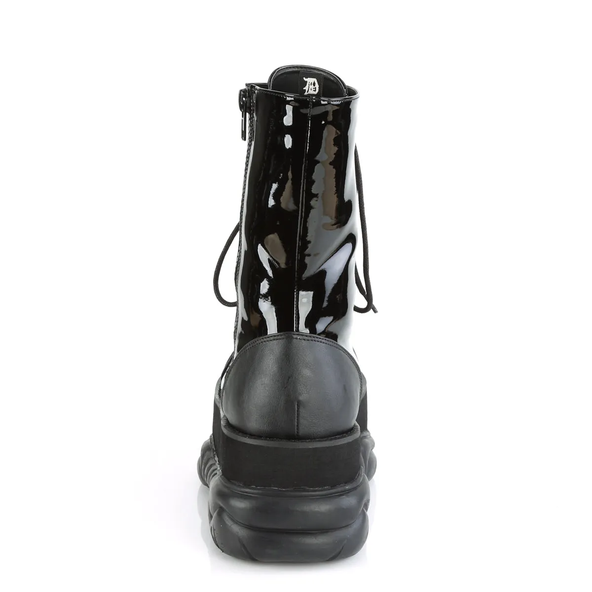 NEPTUNE-200  Black Patent-Vegan Leather