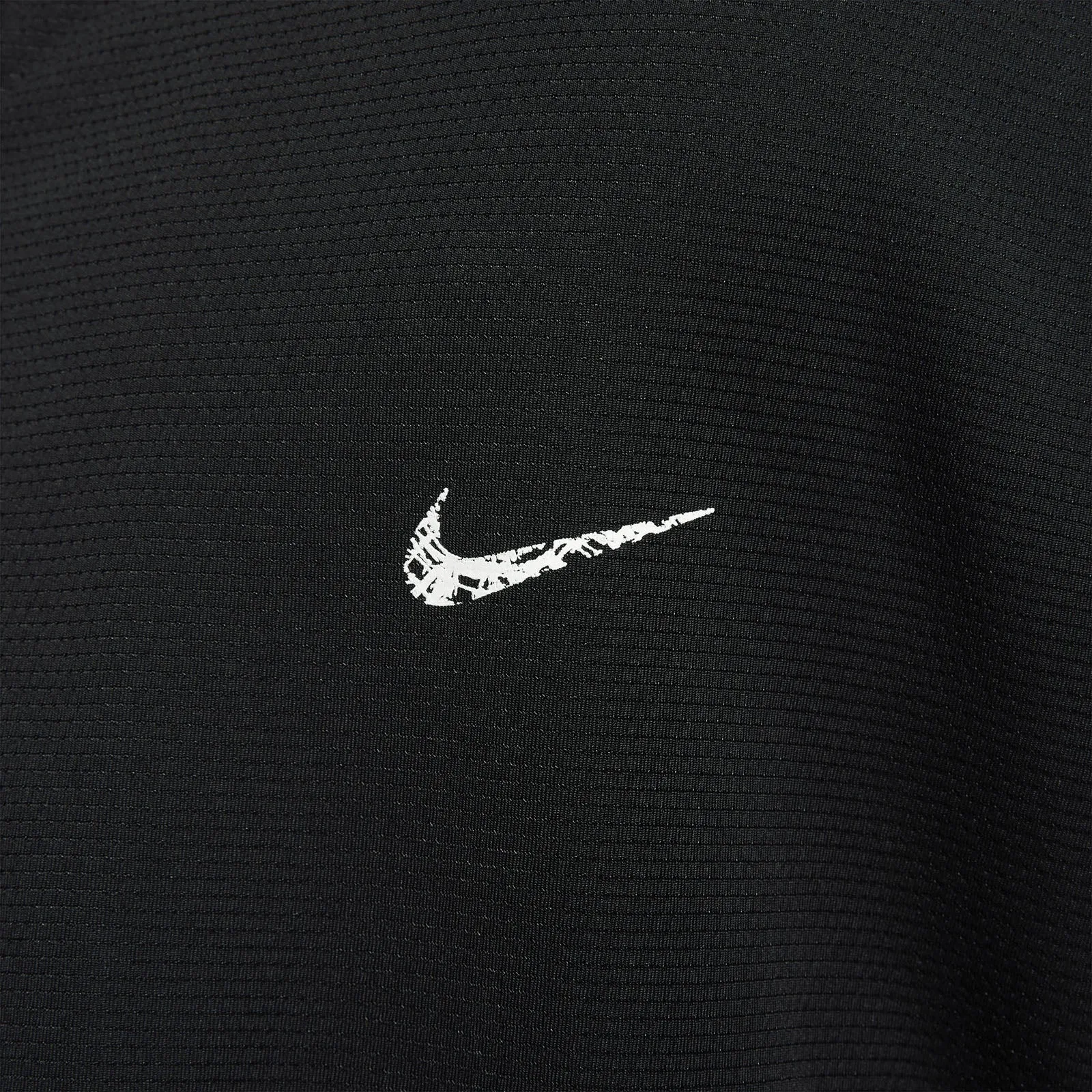 Nike Graphic Mesh Button Up Shirt - Black
