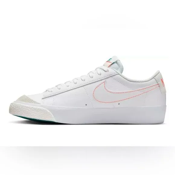 Nike Grade School Blazer Low '77 White/Aqua 6.5 year NWT IN BOX