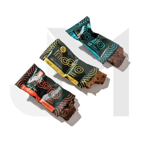 Nooro 25mg CBD Lemon & Ginger CBD Oat Bar - 45g (BUY 1 GET 1 FREE)