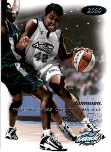 Nykesha Sales Signed Orlando Miracle Basketball Jersey (JSA) 8x WNBA All-Star
