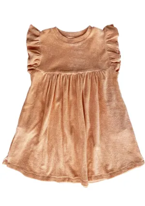 Paradise Terry Dress - Peach Nougat
