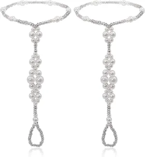 Pearl Ankle Chain Bracelet Beach Wear