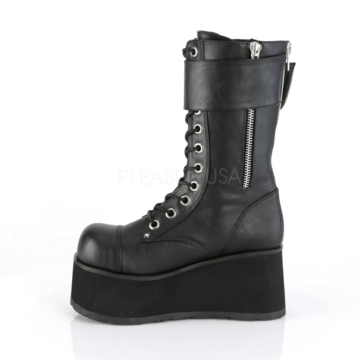 PETROL-150  Black Vegan Leather