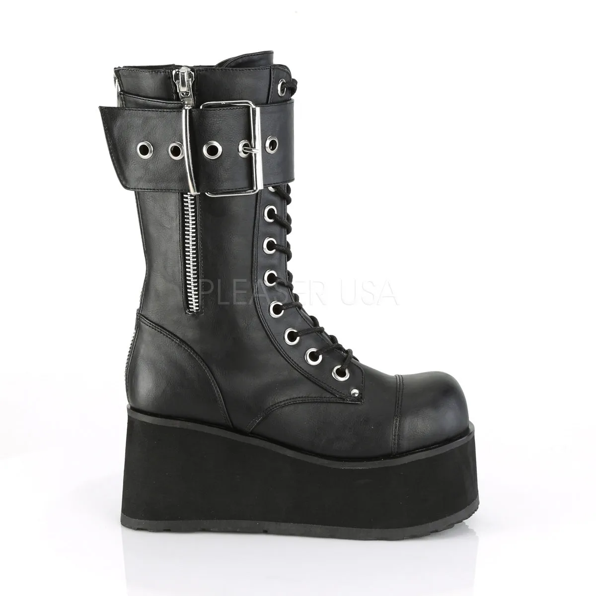 PETROL-150  Black Vegan Leather