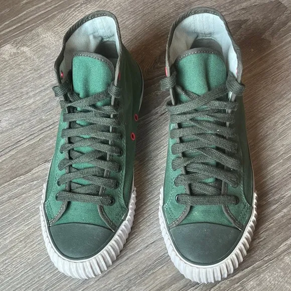 PF Flyers Center Hi Green Pastures Retro Basketball Womens 9.5 Men 8 EU 41.5