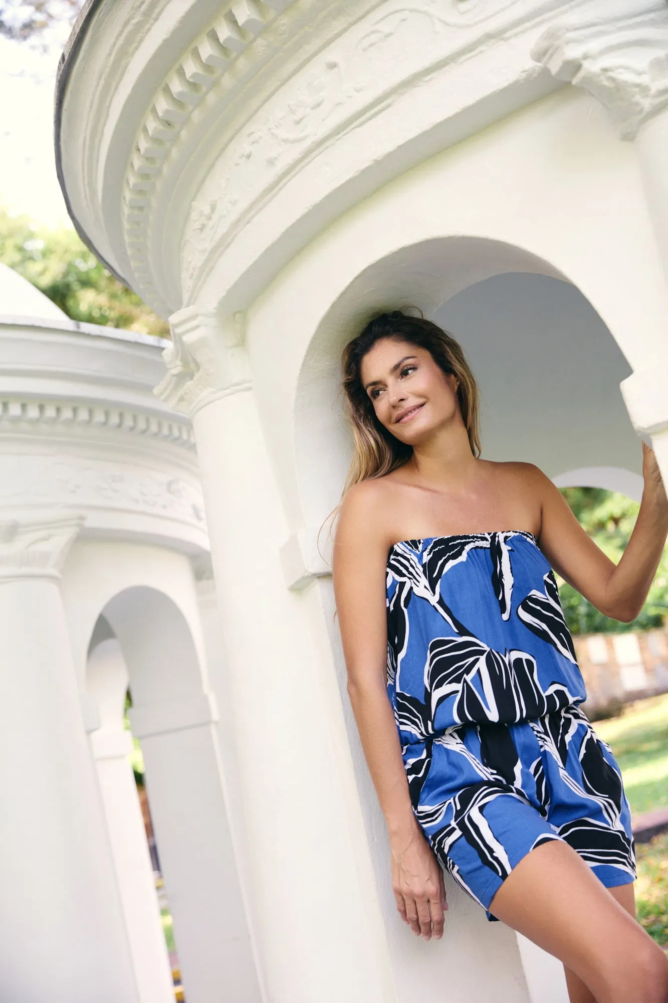 Playsuit Strapless - Abby Colbolt