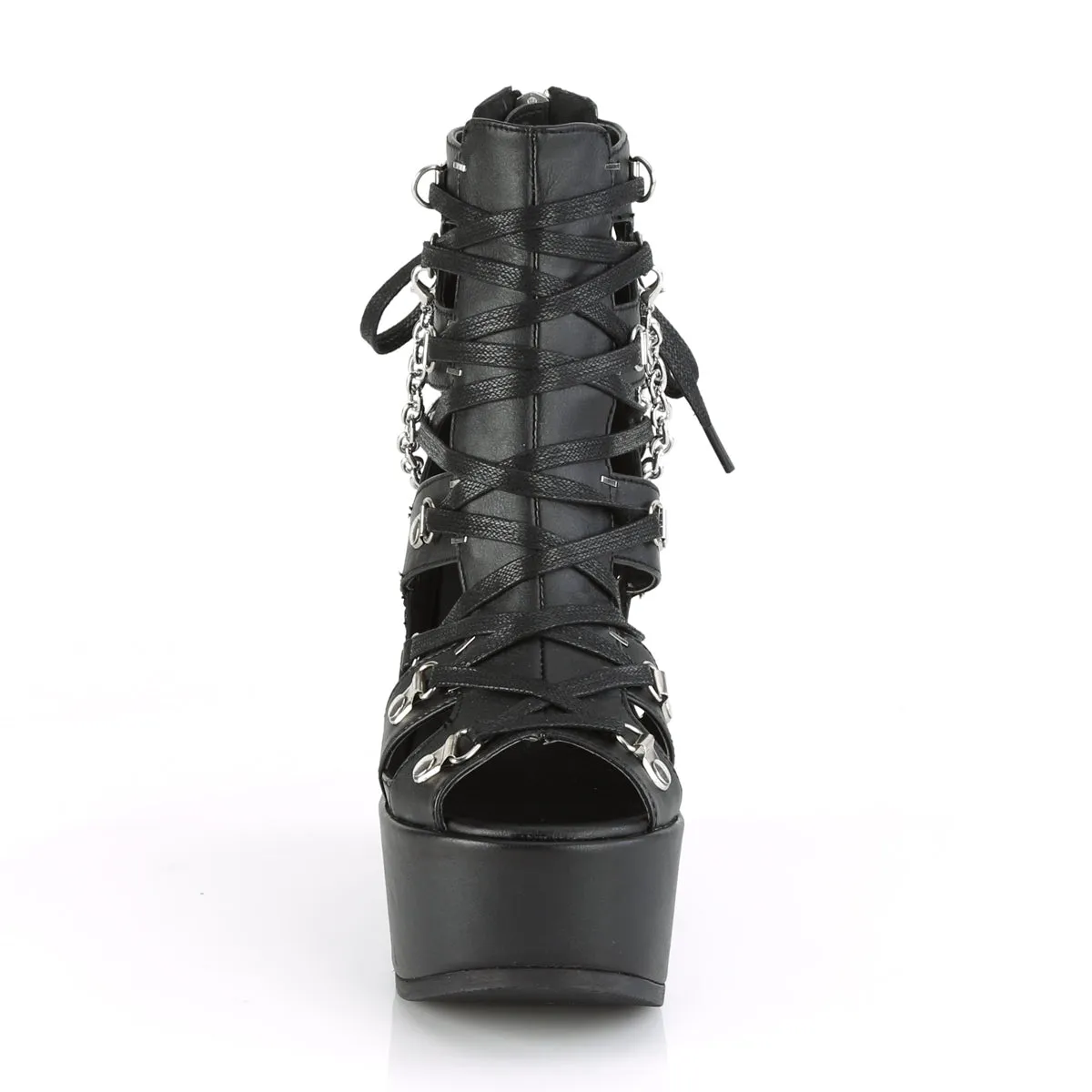 POISON-95  Black Vegan Leather