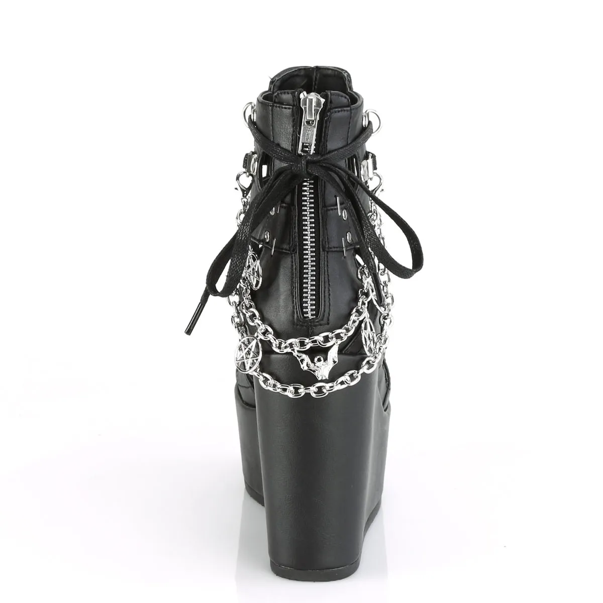 POISON-95  Black Vegan Leather