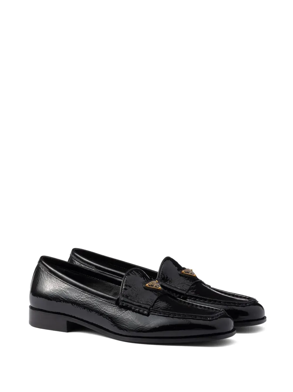Prada patent-leather loafers