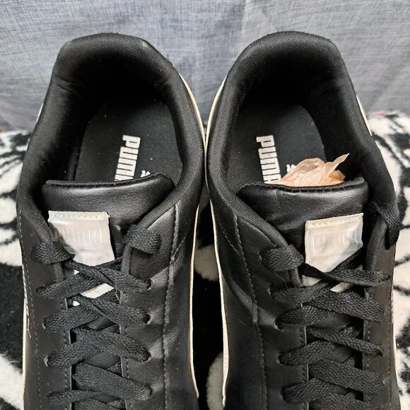 Puma Roma Classic Men's Sz 13 Black White Sneakers