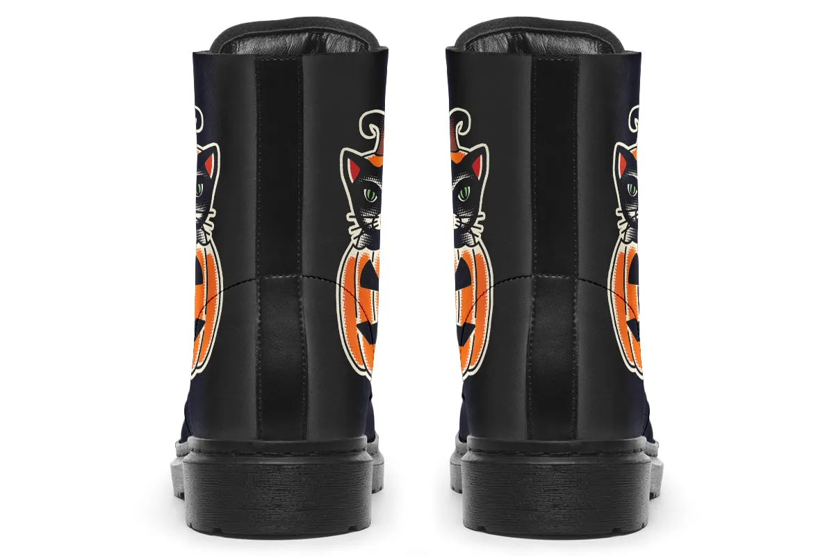 Pumpkin Cat Boots